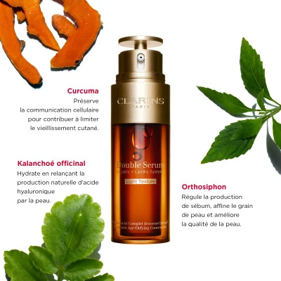 Clarins Double Serum Light Texture Traitement Complet Jeunesse Intensif 7 Clarins Double Serum Light Texture Traitement Complet Jeunesse Intensif – Image 5