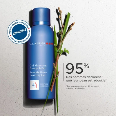 Gel Moussant Rasage Idéal ClarinsMen Mousse à Raser 6 Gel Moussant Rasage Idéal ClarinsMen Mousse à Raser – Image 4
