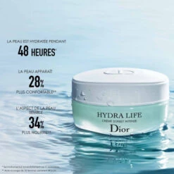 Dior Hydra Life Crème Sorbet Intense -Guerlain Soldes Boutique hydra life creme sorbet fraicheur 2